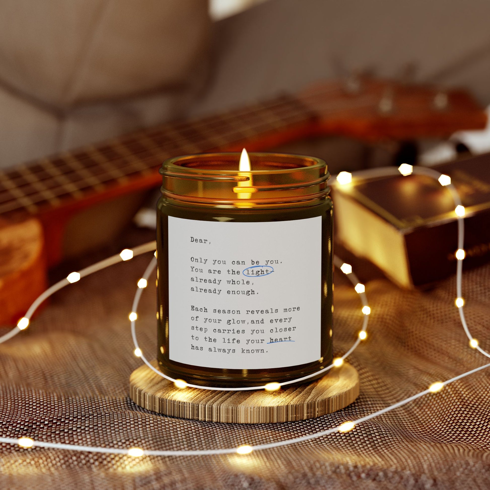 Scented Candle – Affirmation Letter