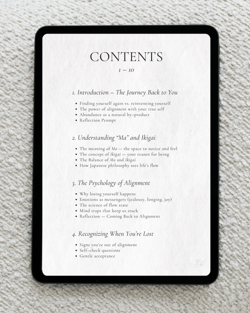 "Ma." — A Guide to Self–Discovery & Fulfillment