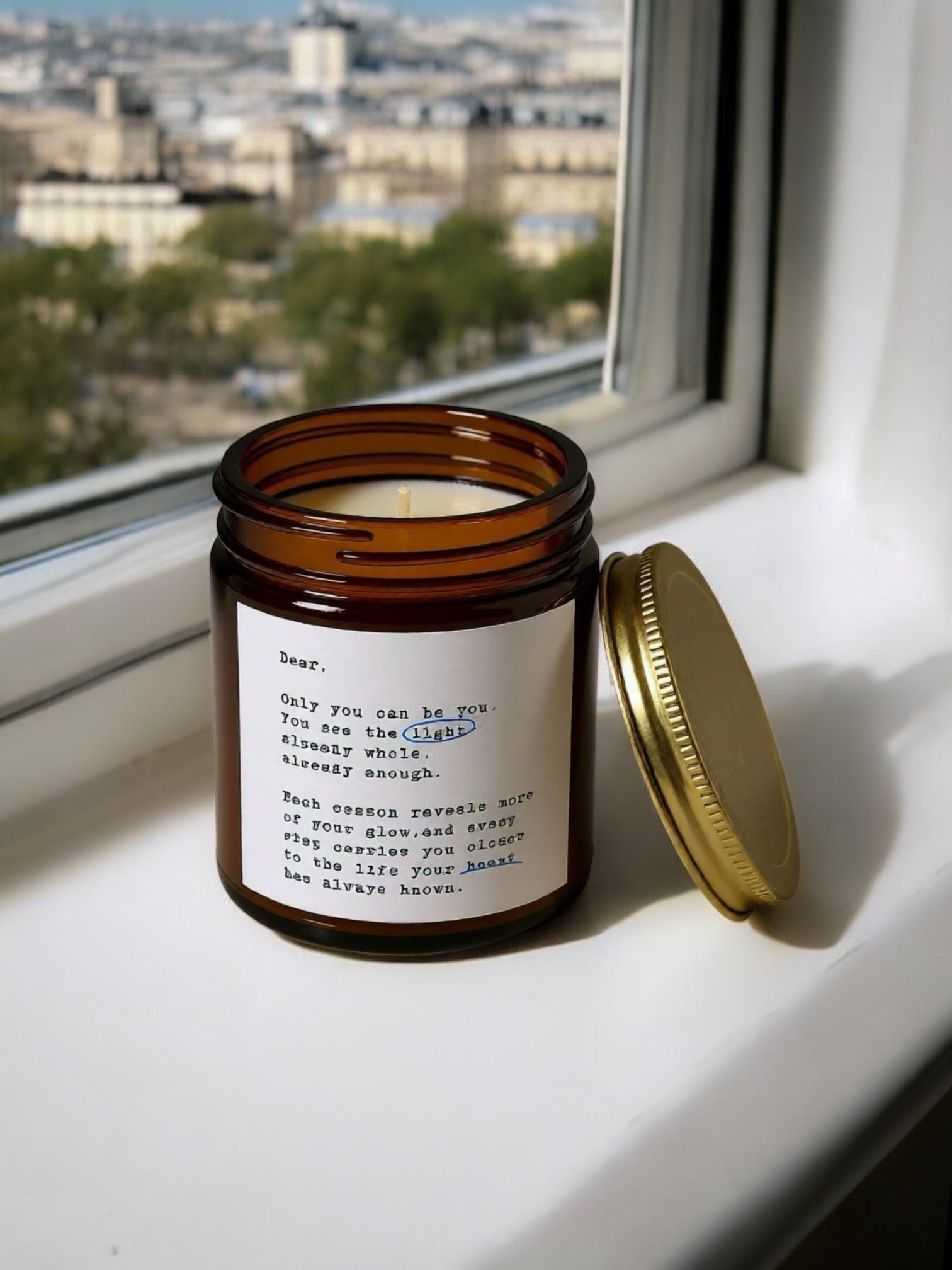 Scented Candle – Affirmation Letter