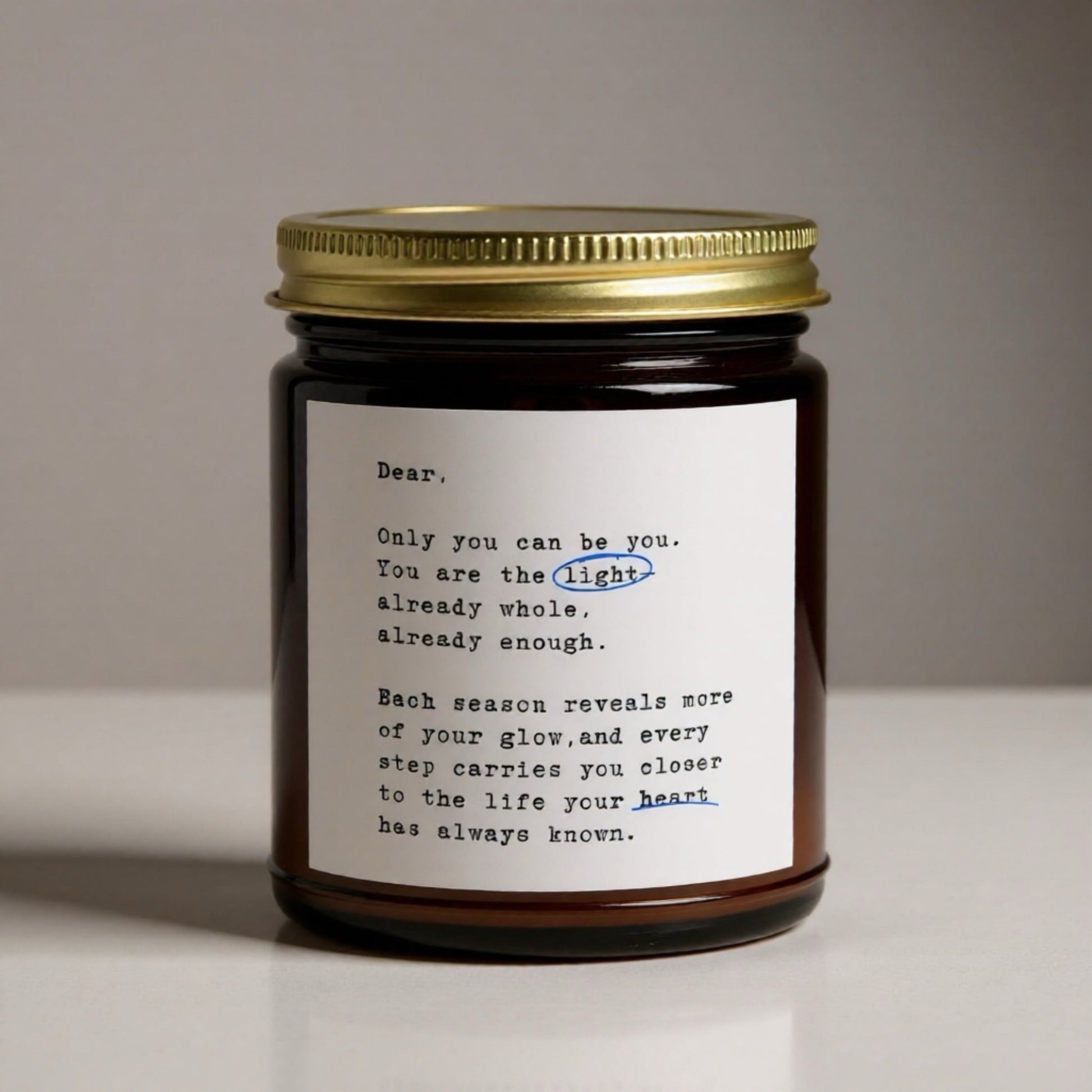 Scented Candle – Affirmation Letter